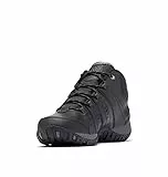 Columbia Woodburn II Chukka Waterproof Omni-Heat Scarpe da Trekking Basse Impermeabili Uomo, Nero (Black x Goldenrod), 47 EU