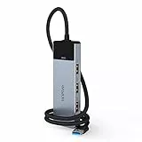 USB 3.2 Hub, HOPDAY USB Hub 4 porte, Adattatore Multiporta splitter USB Hub dati da 10 Gbps con cavo esteso da 50 cm per MacBook Air/Pro, iMac, Dell, HP, Surface, PC, Tesla Model 3, HDD mobile