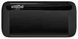 Crucial CT500X8SSD9 X8 500GB X8 Portable SSD, Fino a 1050MB/s, USB 3.2, Unità a Stato Solido Esterno, USB-C, USB-A