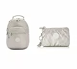 Kipling Borsa Messenger Unisex, Seoul S Creativity S Donna Portamonete, 14.5 x 95 x 5 cm, Argento (Metallic Glow)