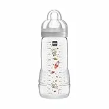Istruzioni in lingua straniera - MAM Borraccia Easy Active (330 ml), con tettarella MAM misura 2, in silicone SkinSoft, forma ergonomica, 4+ mesi, motivo: mondo