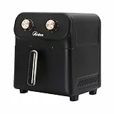 ARDES - ARFRYA04M Friggitrice Ad Aria ELDORADA 6L M - Friggitrice Ad Aria Calda in Metallo Capacità 6 Litri - AirFryer con Display Digitale Touch e Timer 60' - Friggitrice Aria Tecnologia Rapid Air