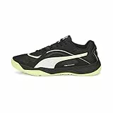 PUMA Solarstrike II, Scarpe da Ginnastica per Ambienti Interni, Unisex - Adulto, Puma Black/Puma White/Fizzy Light, 44.5 EU