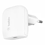 Belkin Caricabatteria rapido da parete USB-C da 20 W ( per iPhone 14/14 Plus, 14 Pro/Pro Max, 13, 13 mini, 13 Pro/Pro Max, 12, 11, XS, XR, X, SE, 8, 8 Plus, iPad Air 2020 e iPad 8a gen.)