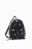Desigual, BACK_FRESIA_MOMBASA MINI 2000 BLACK Donna, Nero, Taglia unica