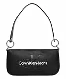 Calvin Klein Jeans borsa a spalla donna black with rose
