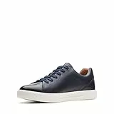 Clarks Un Costa Lace Scarpe da Ginnastica Basse da Uomo, Blu (Navy Leather), 43 EU