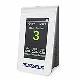 Lonicera Misuratore di qualità dell'aria interna per PM2.5/PM10/PM1.0 polveri fini, CO2, formaldeide (HCHO), TVOC composti organici volatili, temperatura e umidità