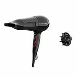 Rowenta x Karl Lagerfeld CV591L Powerline Asciugacapelli, 2300 W, Boost di Ioni, Impostazione Thermo Control per Proteggere i Capelli, 6 Impostazioni di Velocità/Temperatura