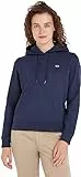 Tommy Jeans Felpa Donna TJW Regular con Cappuccio, Blu (Twilight Navy), S