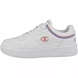 Champion Rebound Low, Sneakers Donna, Bianco Corallo Lilla Ww006, 40 EU