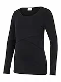 MAMALICIOUS MLCAMMA June L/S Jersey Top 2F A. Noos Maglia a Maniche Lunghe, Black, L Donna
