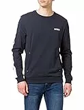 BOSS Felpa Heritage Maglia di Tuta, Dark Blue403, L Uomo