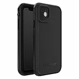 Cover per iPhone 11 LifeProof Fre, resistente a acqua (IP68), shock, sporco e cadute fino a 2 metri, cover sottile con protezione schermo integrata, Nero