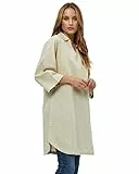 Peppercorn Elby Linen Tunic, Tunica in Lino, Donna, Beige (0273 Warm Sand), XL