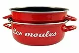 Baumalu 312868 Mar- Pentola per cozze 18 cm, Colore: Rosso