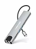 Lemorele Hub USB C Ethernet -9 in 1, Spazio Alluminio Adattatore USB C Hub con HDMI 4K,PD 100 W, 2 USB 3.0, SD/TF, Dati USB-C, Adattatore MacBook M1 Air/Pro,iPad Pro M1, Switch, Chromecast ,Windows