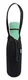 NERTHUS FIH 683 Borsa in Neoprene per Bottiglie a Doppia Parete, Colore: Nero, 7,5 x 7,5 x 21 cm, Metallo