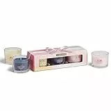 Yankee Candle Set regalo | 3 candele votive profumate in confezione regalo | Collezione Art in The Park | Regalo perfetto per le donne