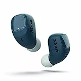 Trust Mobile Nika Compact Cuffie Bluetooth In-Ear Auricolari Senza Fili, Microfono Integrato, 18 Ore di Riproduzione Mentre si è in Giro, Blu