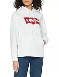 Levi's Graphic Sport Sweatshirt Felpa con Cappuccio Donna, White, S