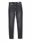 REPLAY Jeans Donna Luzien Skinny Fit Super Elasticizzati, Grigio (Dark Grey 097), W29 x L30
