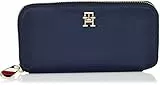 Tommy Hilfiger Portafoglio Donna Poppy Large Grande, Blu (Space Blue), Taglia Unica