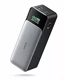 Anker - Power Bank 737 (PowerCore 24K), batteria esterna da 24000 mAh con 3 porte, potenza 140 W, display digitale, compatibile con iPhone 13, Samsung, MacBook, Dell, AirPods e altro ancora