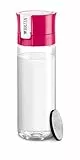 Brita Fill&Go Bottle Filtr Pink Bottiglia per filtrare l'acqua Rosa, Trasparente