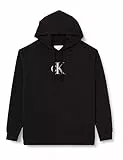 Calvin Klein Jeans Plus Gradient Felpa con Cappuccio Felpe, CK Black, XL Donna