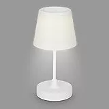 Briloner - Lampada da tavolo a LED, dimmerabile, per Interni ed Esterni, Batteria ricaricabile, senza fili, funzione touch, IP44, 4000 K, bianco neutro, 300 x 145 mm (altezza x diametro)
