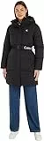 Calvin Klein Jeans Logo Cintura Lungo Puffer Cappotti Imbottiti, CK Black, S Donna