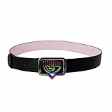 Chiara Ferragni Cintura fibbia eyelike arcobaleno H35 73SB6F04 ZP065 899 black 75 cm