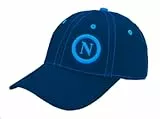 gh Cappello Uomo Compatibile Napoli Calcio Ufficiale Enzo Castellano Cappello Napoli Baseball con Visiera Estivo in Cotone Blu Azzurro