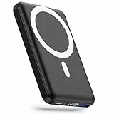 Power Bank 10000mAh, YAGOPAL Caricatore Portatile Wireless Magnetico, Powerbank Wireless 15W Batteria Esterna con PD 22.5W USB-C Ricarica Rapida Caricabatterie Portatile per iPhone 12/13/14 Serie