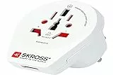 SKROSS | 1.500267 | World to UK USB | Adattatore da Viaggio con 1 Presa USB, Spina Inglese e Presa Universale - Tensione e Potenza 100V – 700W / 250V – 1750W - Protezione Anti Scossa