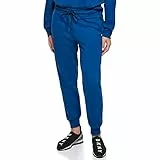 DKNY Sport-Jogger da Donna con Logo a Specchio, con Pannello Laterale Pantaloni da Tuta, Poseidon, M