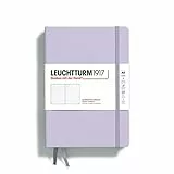 LEUCHTTURM1917 365481 Taccuini Medium (A5), Copertina rigida,251 pagine numerate, Puntini, Lilac