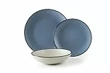 Excelsa Servizio Piatti, Blue, 18 Pezzi
