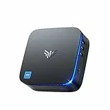 NiPoGi Mini PC W-11 Pro, Intel Alder Lake-N95 (Beats N5095, fino a 3.4GHz),16GB RAM+512GB M.2 SSD Mini Computer Desktop, supporto 2.5' SATA SSD, WiFi 5,Bluetooth4.2, Dual HDMI Display