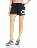 adidas Essentials Brand Shorts Pantaloncini, Black/White, XXS Donna