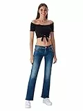 LTB Jeans da donna Valerie Bootcut Fit Jeans Denim Stretch Pantaloni Pantaloni in vita profonda Basic cotone blu w24 w25 w26 w27 w28 w29 w30 w31 w32 w33 w34, Live Wash (54342), 28W x 36L