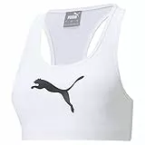 PUMHB|#Puma Mid Impact 4keeps Bra, Reggiseno Sportivo Donna, Puma White, XS