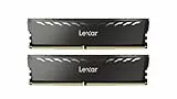 Lexar THOR RAM DDR4 16GB Kit (8GB x 2) 3200 MHz, DRAM 288-Pin UDIMM PC Memoria, XMP 2.0 di alte Prestazioni per PC/Computer, CL16-18-18-38, (LD4BU008G-R3200GDXG)
