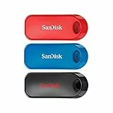 SanDsik Cruzer Snap USB 32G 3PACK Black/Blue/Red, Aluminium, Rosso/Blu/Nero