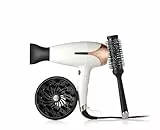 Set ghd Helios - Asciugacapelli professionale con diffusore ghd e spazzola in ceramica The Blow Dryer (misura 2)