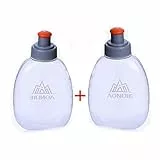 AONIJIE 2 PCS 170/250ML Borracce per Acqua per Sport All'aria Aperta, Ciclismo, Maratona, Corsa (170ML)
