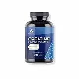 Bodyathlon- Monoidrato di Creatina Creapure®- 240 compresse- Creatina pura 3000mg- Qualità guarantita – Aumenta la tua massa musculare, forza e resistenza