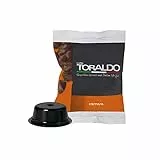 CAFFÈ TORALDO | Compatibile A Modo Mio* | Caffè Selezionato, Tostato e Torrefatto in Italia | Eccellenza del Caffè Napoletano (200 Capsule, Miscela Cremosa)