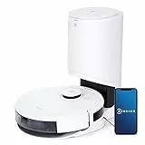 ECOVACS DEEBOT N8+ Robot aspirapolvere 2-in-1 Aspira e Lava,con Stazione di Svuotamento Automatico，Modalità Max+,Pulizia personalizzata,Mappatura multilivello, Barriere virtuali